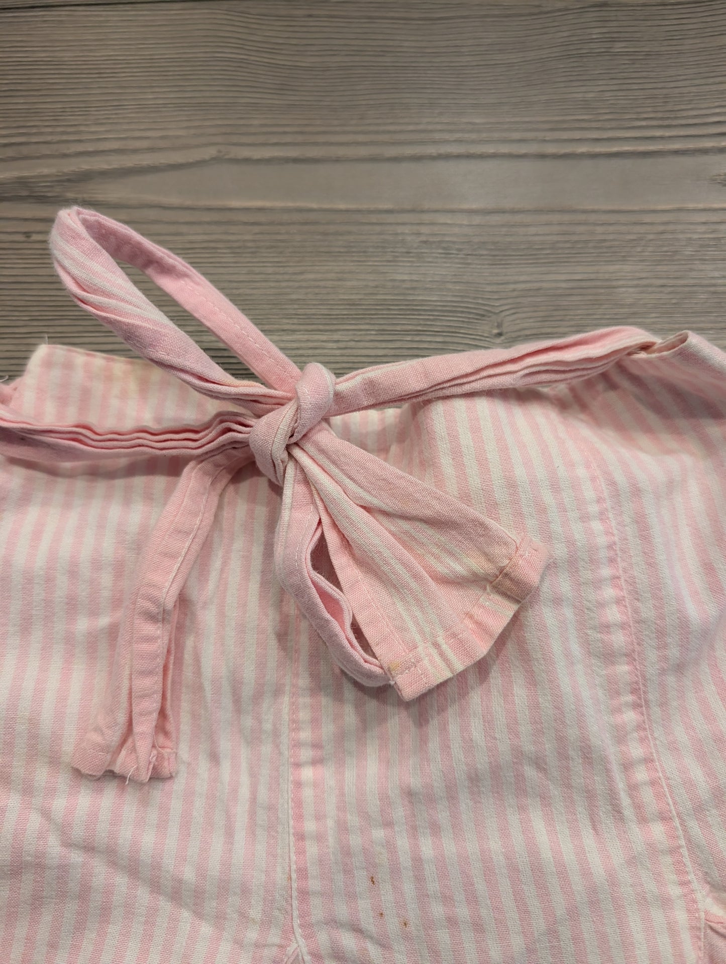 90s Youth Pink Pinstriped Cute Pleated Skirt