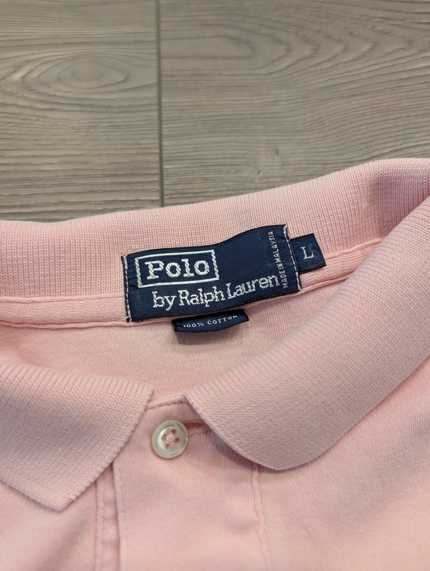 90s/Y2K Pink Ralph Lauren Polo Shirt