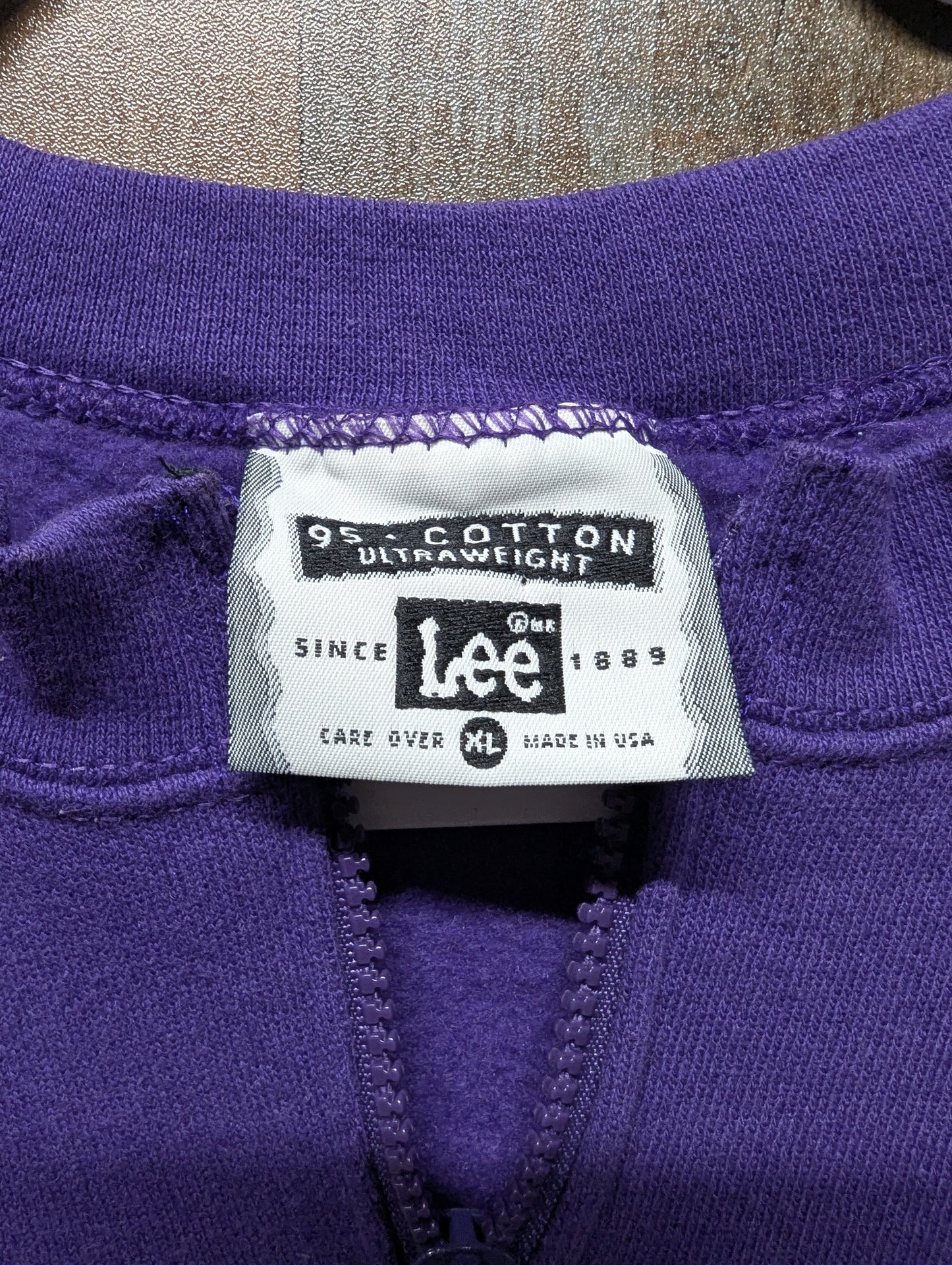 90s Golf Embroidered Full Zip Sweatshirt