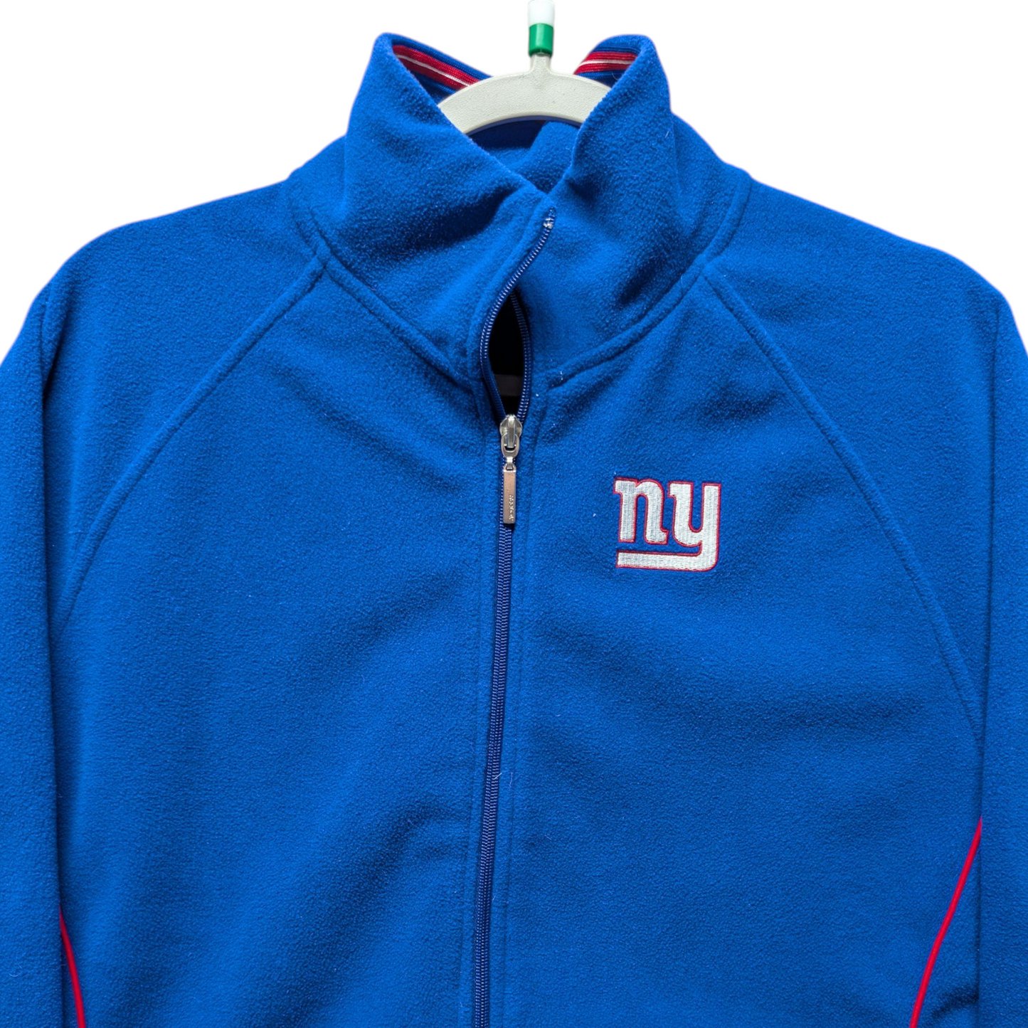Mid 2000's NY Giants NFL Fleece Full Zip Light Weight Jacket