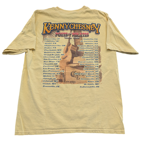 2008 Kenny Chesney Poets and Pirates Tour T shirt