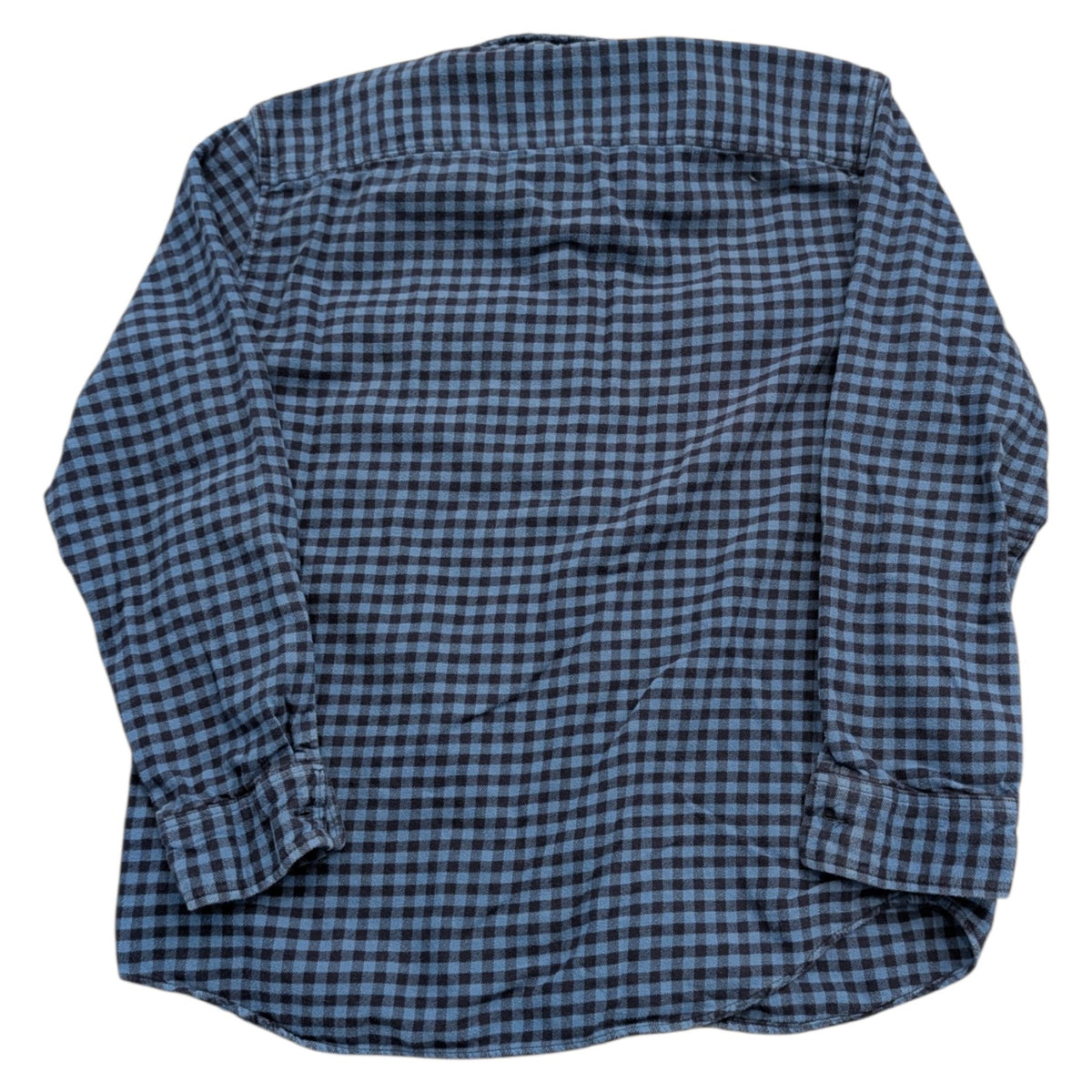 Y2K American Eagle Blue Checkered Flannel Shirt