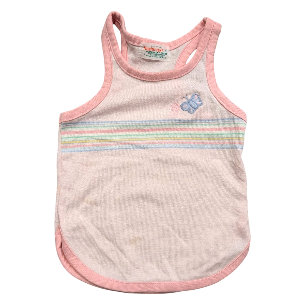 80s/90s Health-tex Butterfly Tank Top