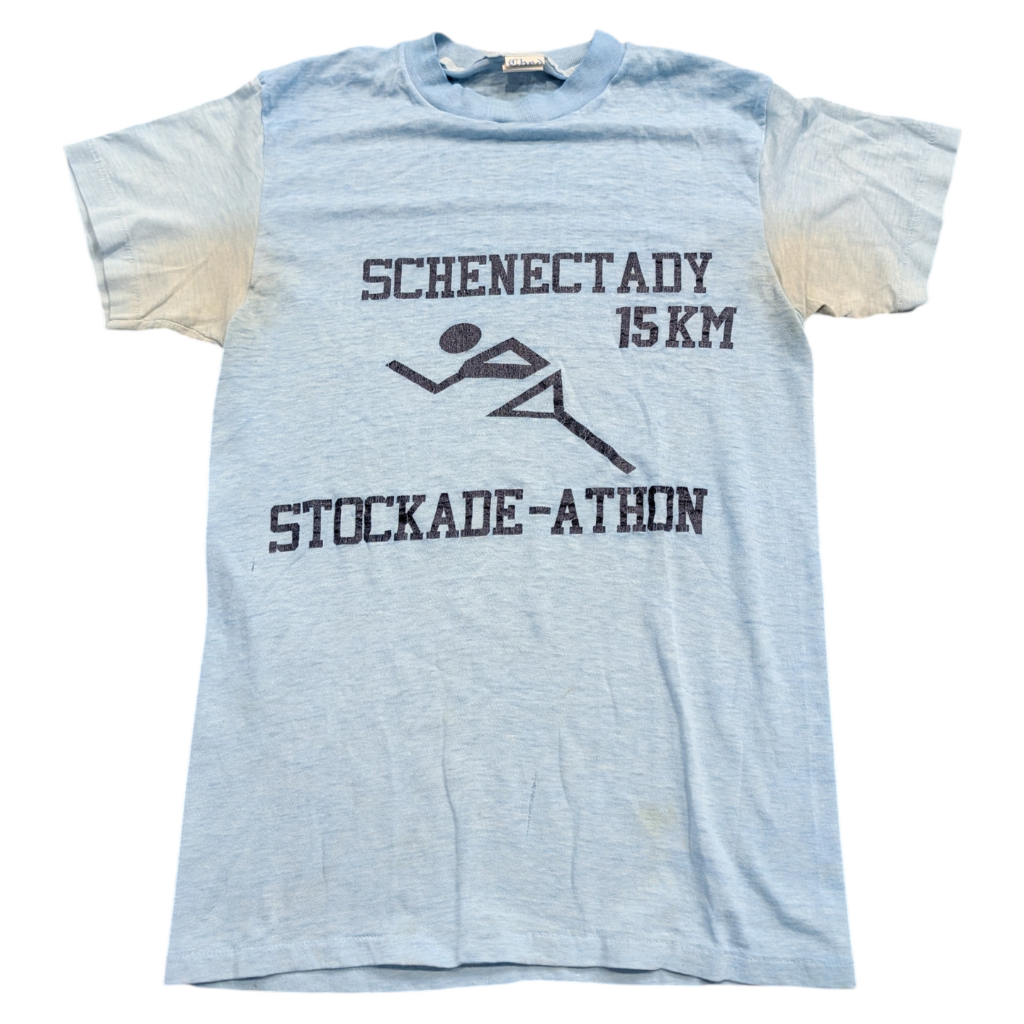 70s Schenectady 15KM Stockade-athon race t shirt