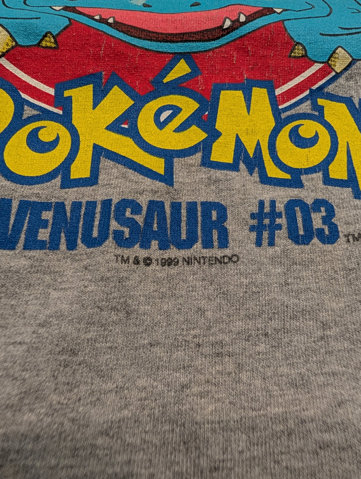 1999 Youth Venusaur Sports Series 3/4 Sleeve Pokémon T-shirt