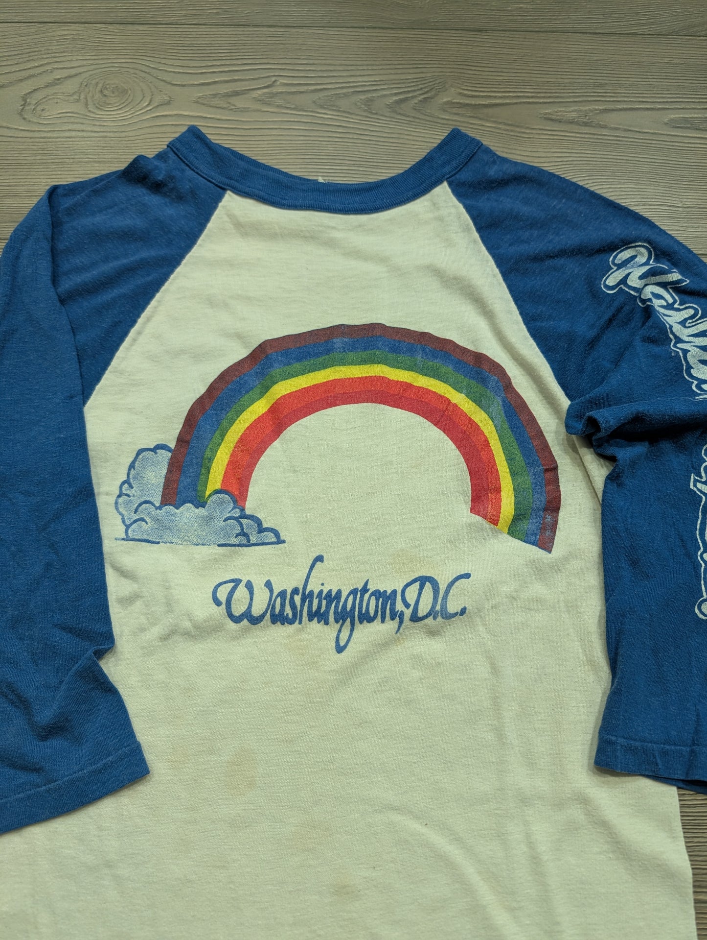 70's/80's Rainbow Washington DC Ragland t shirt