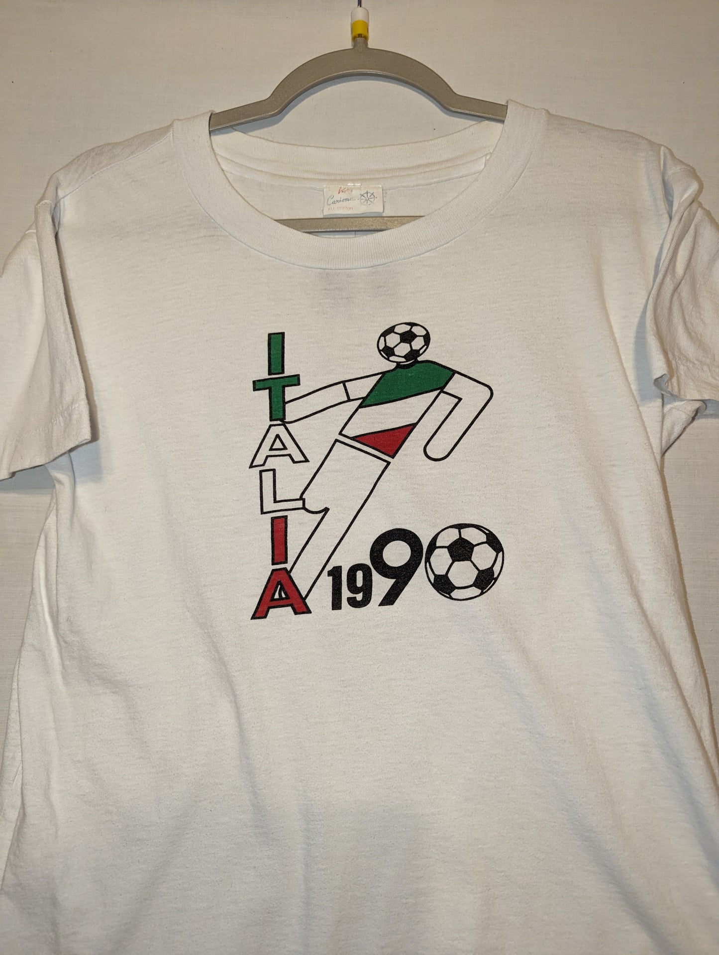 1990 Italia World Cup Soccer football t shirt