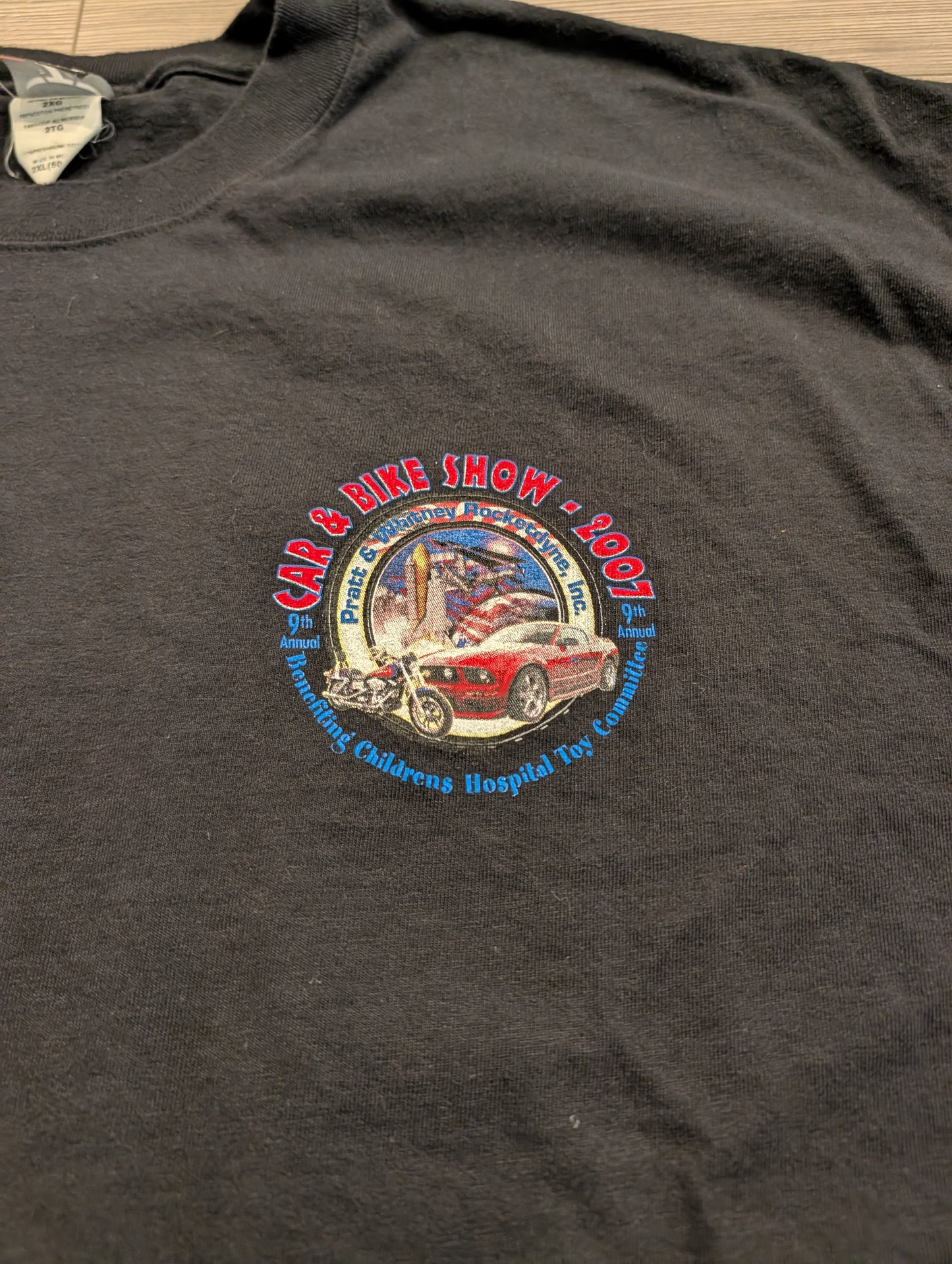 2007 Car and Bike Show Pratt & Whitney Rocketdyne, Inc. T-shirt