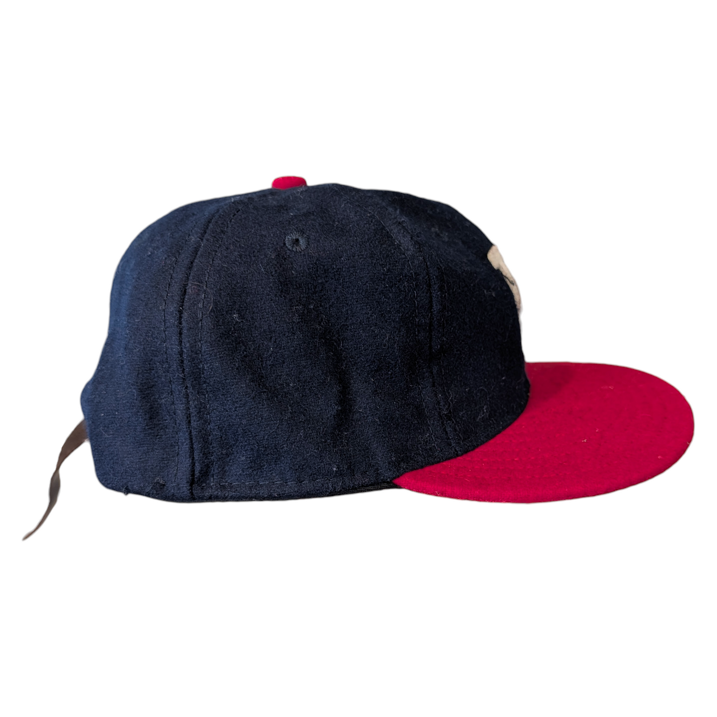 90's Wool Hartford Chiefs Varsity Style Leather Strapback Hat