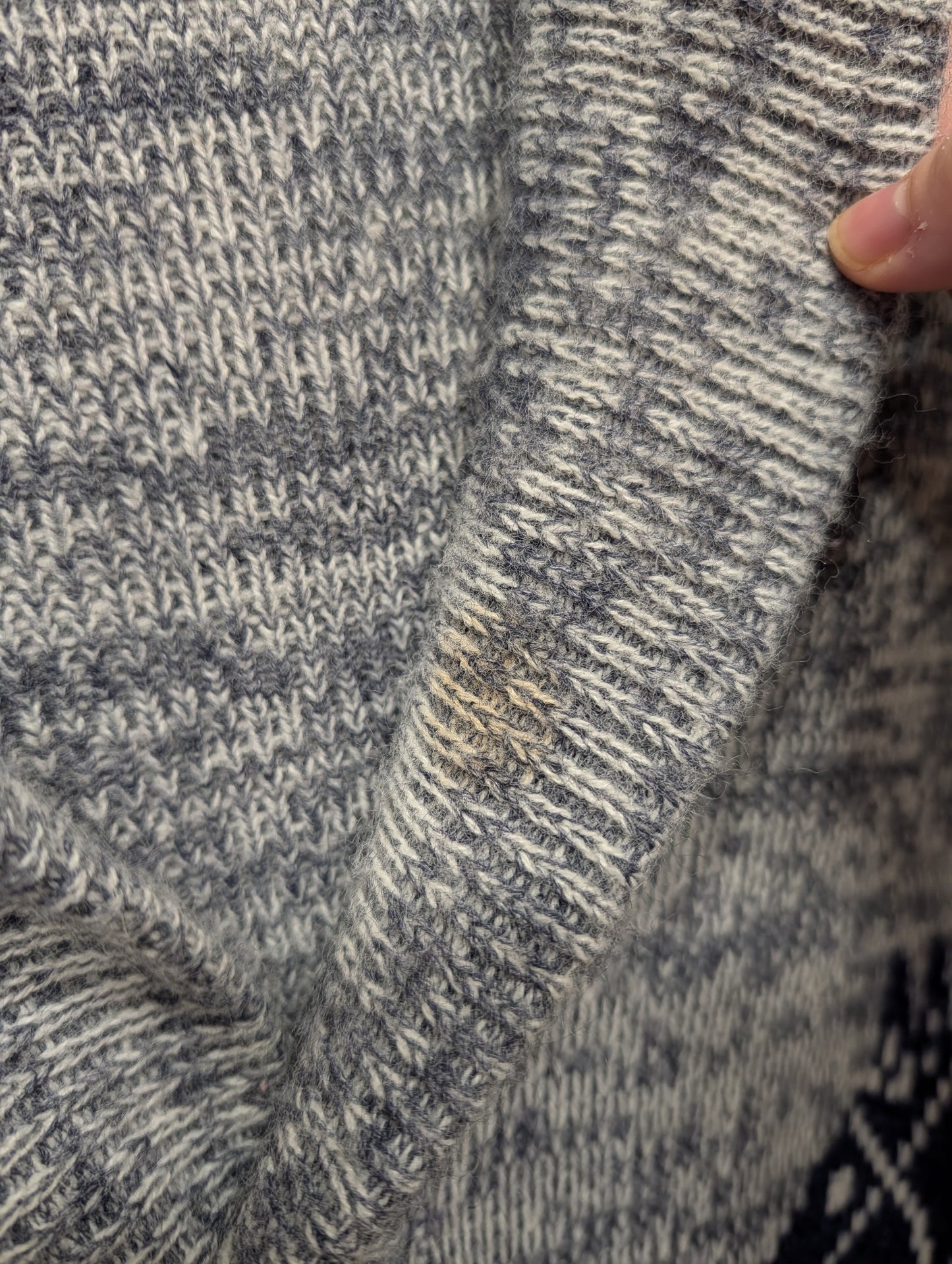 80s / 90s Sportswear Horse Knit Cardigan Sweater