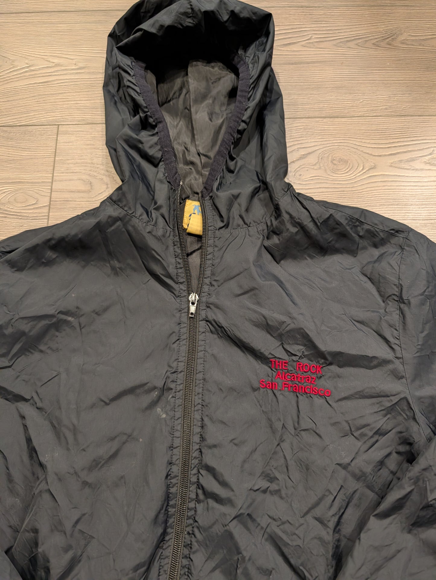 80's/90's The Rock Alcatraz Zip Up Windbreaker