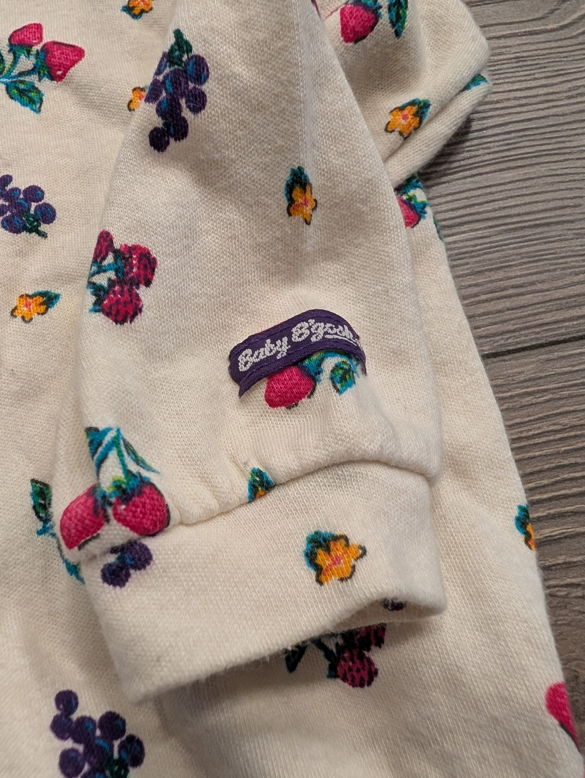 90s Youth Baby B'Gosh Turtle Neck with AOP Fruit One-piece