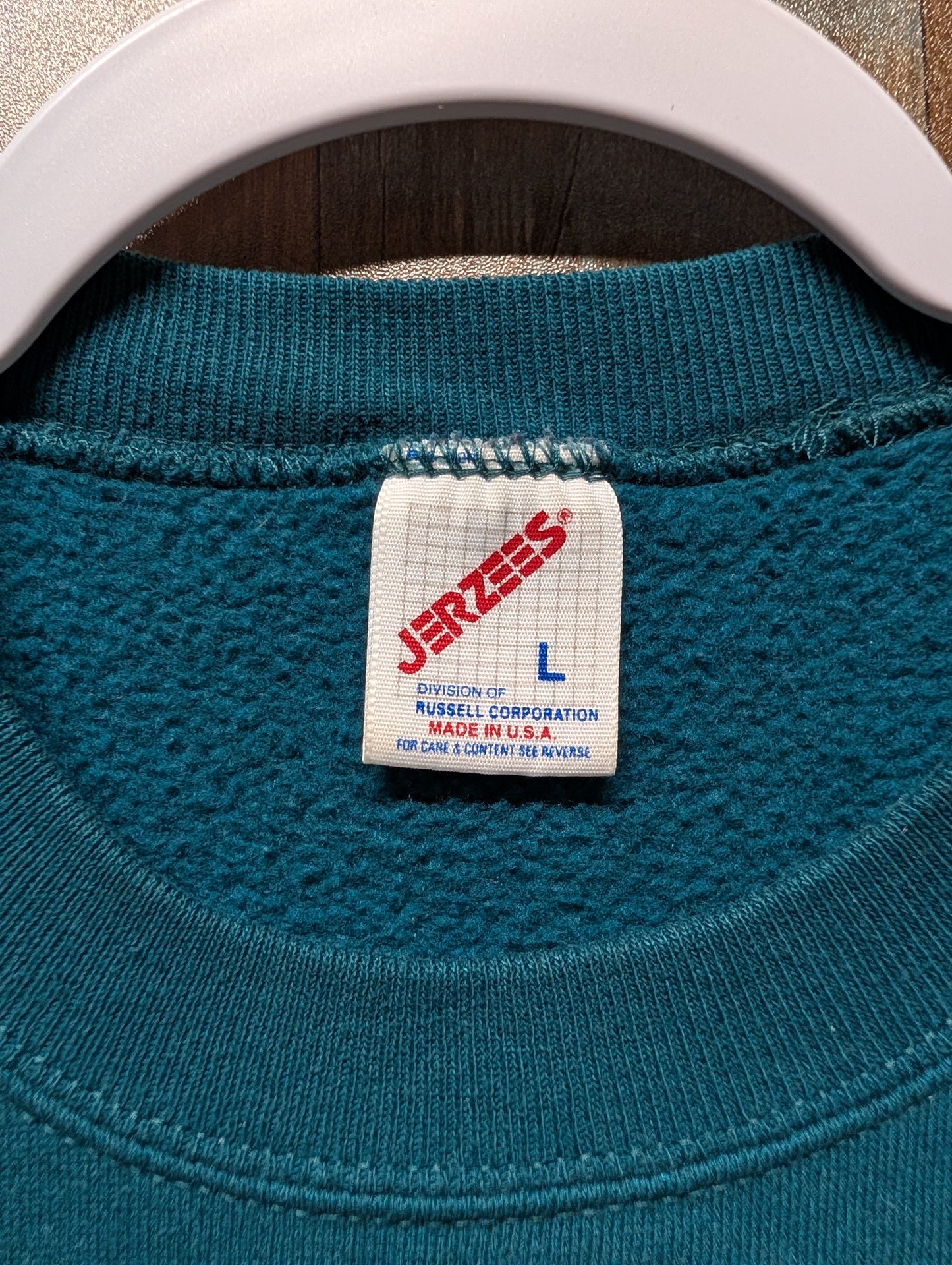 90s Mt. Hood Oregon Winter Mountain Scene Crewneck Sweatshirt