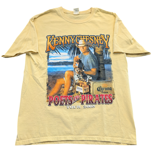 2008 Kenny Chesney Poets and Pirates Tour T shirt