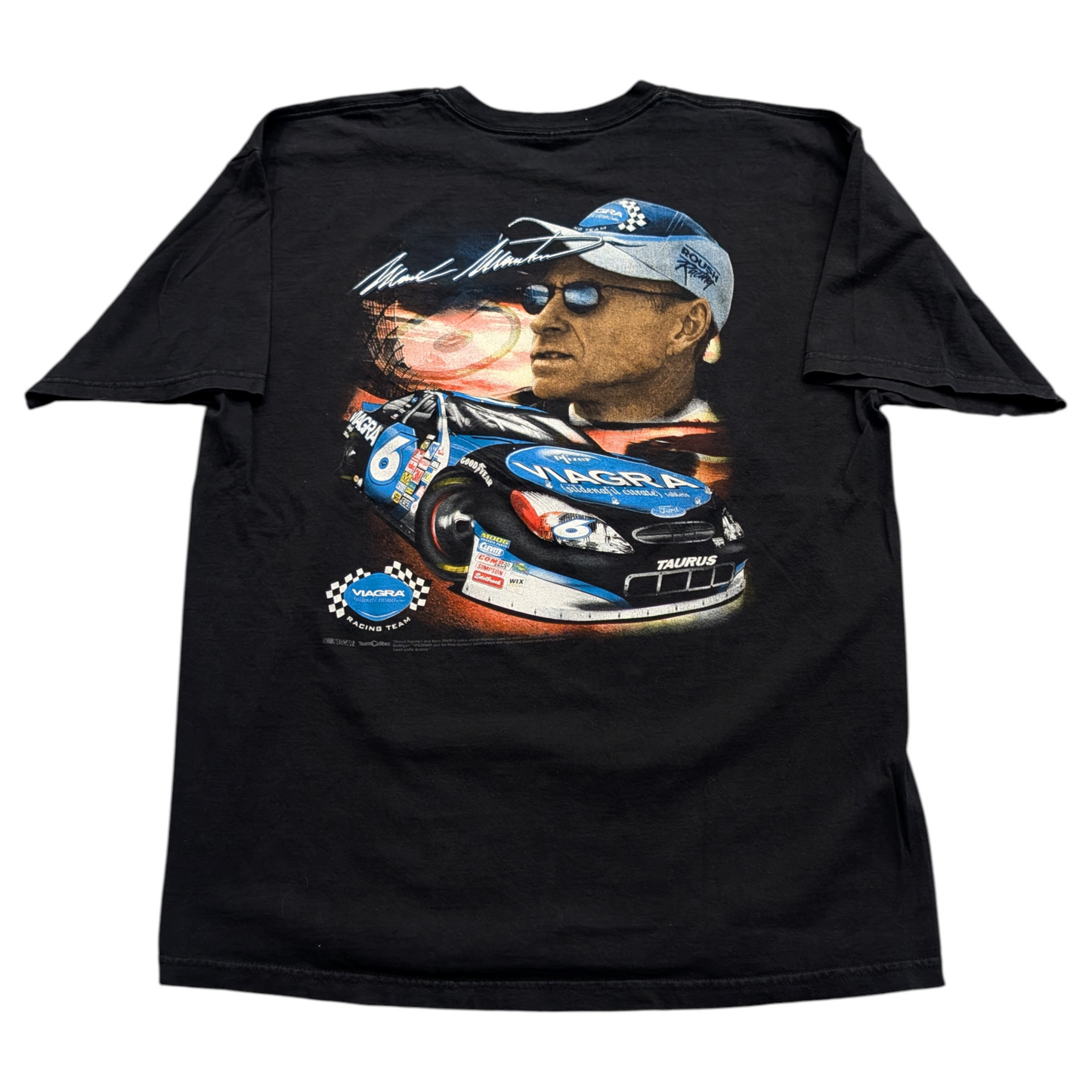 Y2K Mark Martin Nascar Racing T shirt