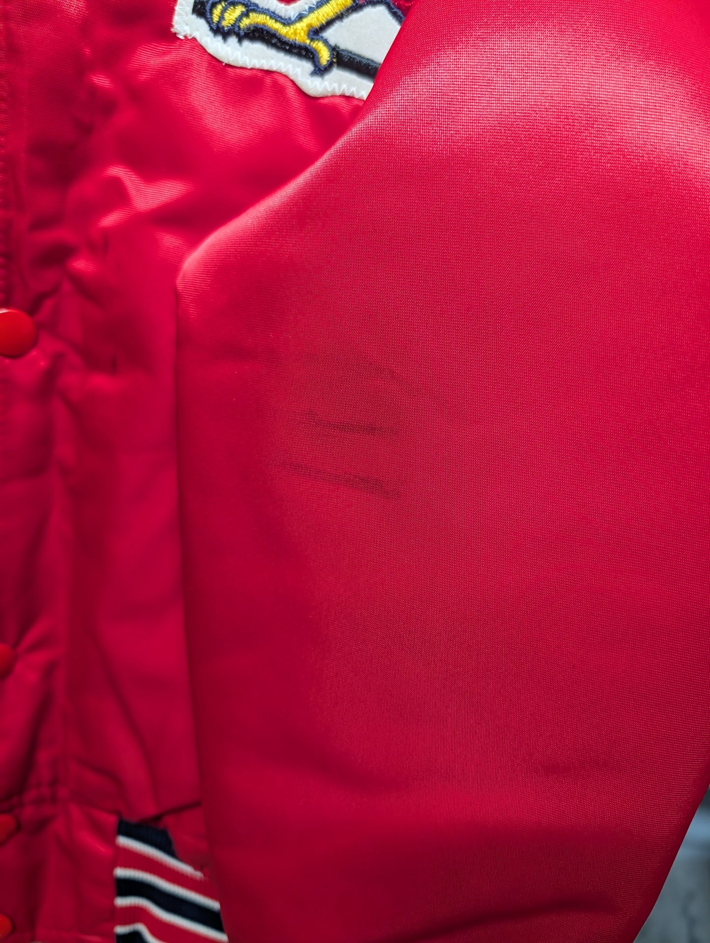 80s St Louis Cardinals MLB Starter Satin Bomber Jacket