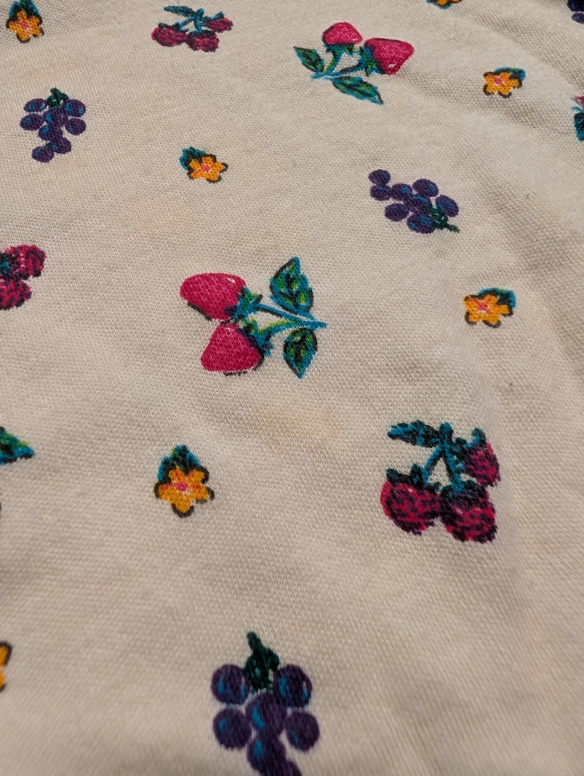 90s Youth Baby B'Gosh Turtle Neck with AOP Fruit One-piece