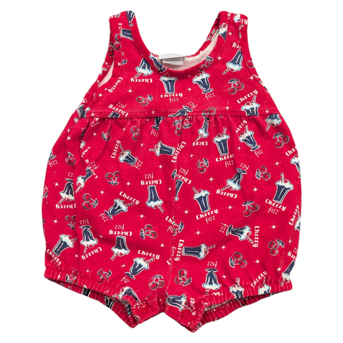 90s Youth AOP Cherry Fizz One Piece Romper