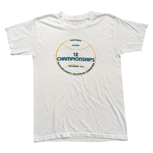 80s Southern Closed 12 Championships Tennis T shirt