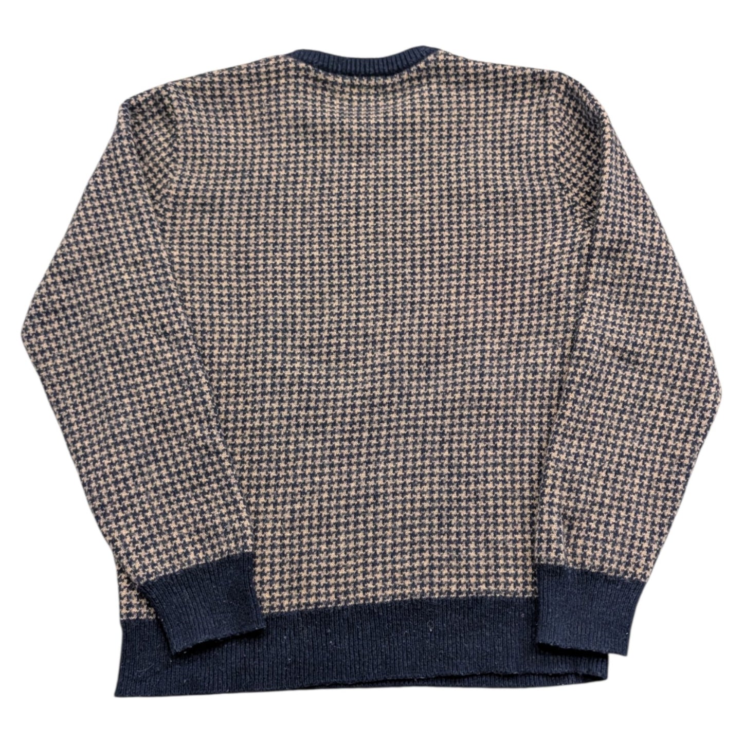 Modern J Crew Houndstooth Crewneck Sweater