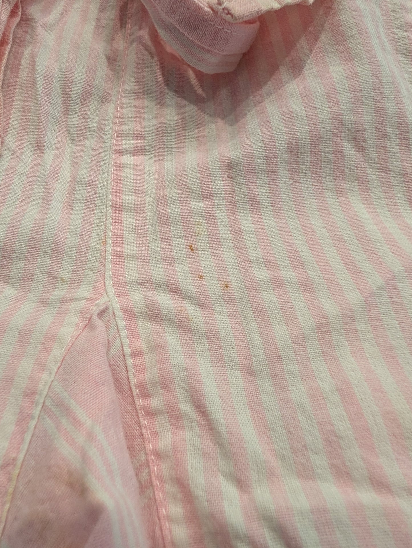 90s Youth Pink Pinstriped Cute Pleated Skirt