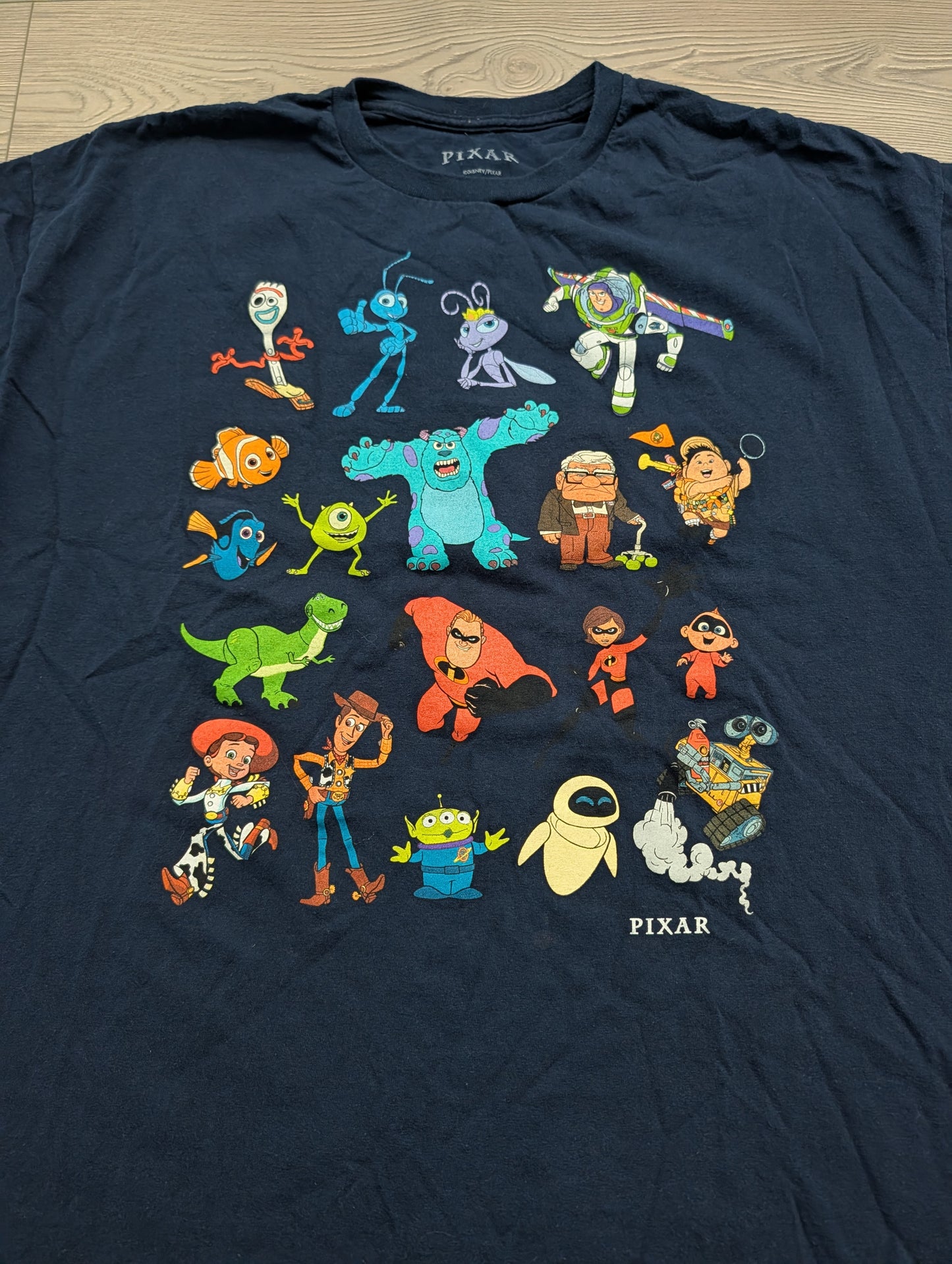 Modern Disney/Pixar Characters T shirt
