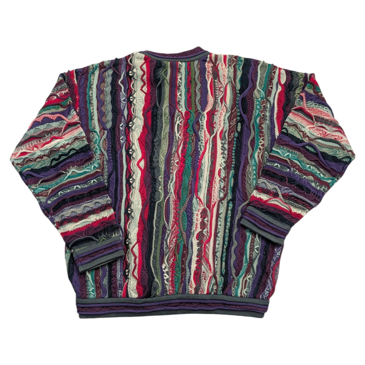 90s Coogi 3D Knit Cotton Sweater