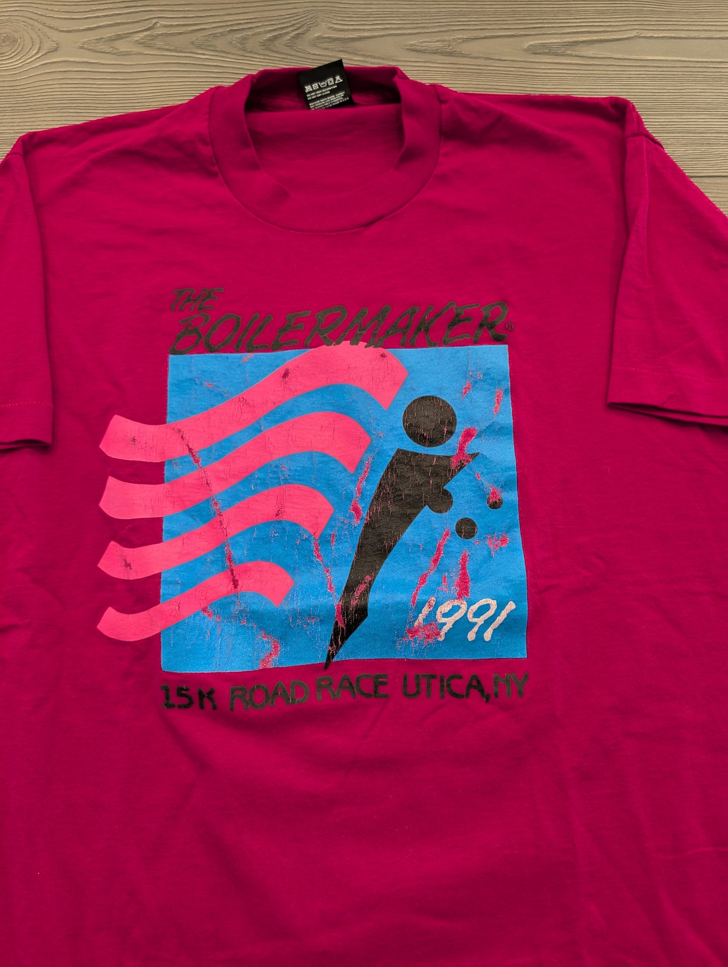 1991 The Boilmaker 15k Race T shirt