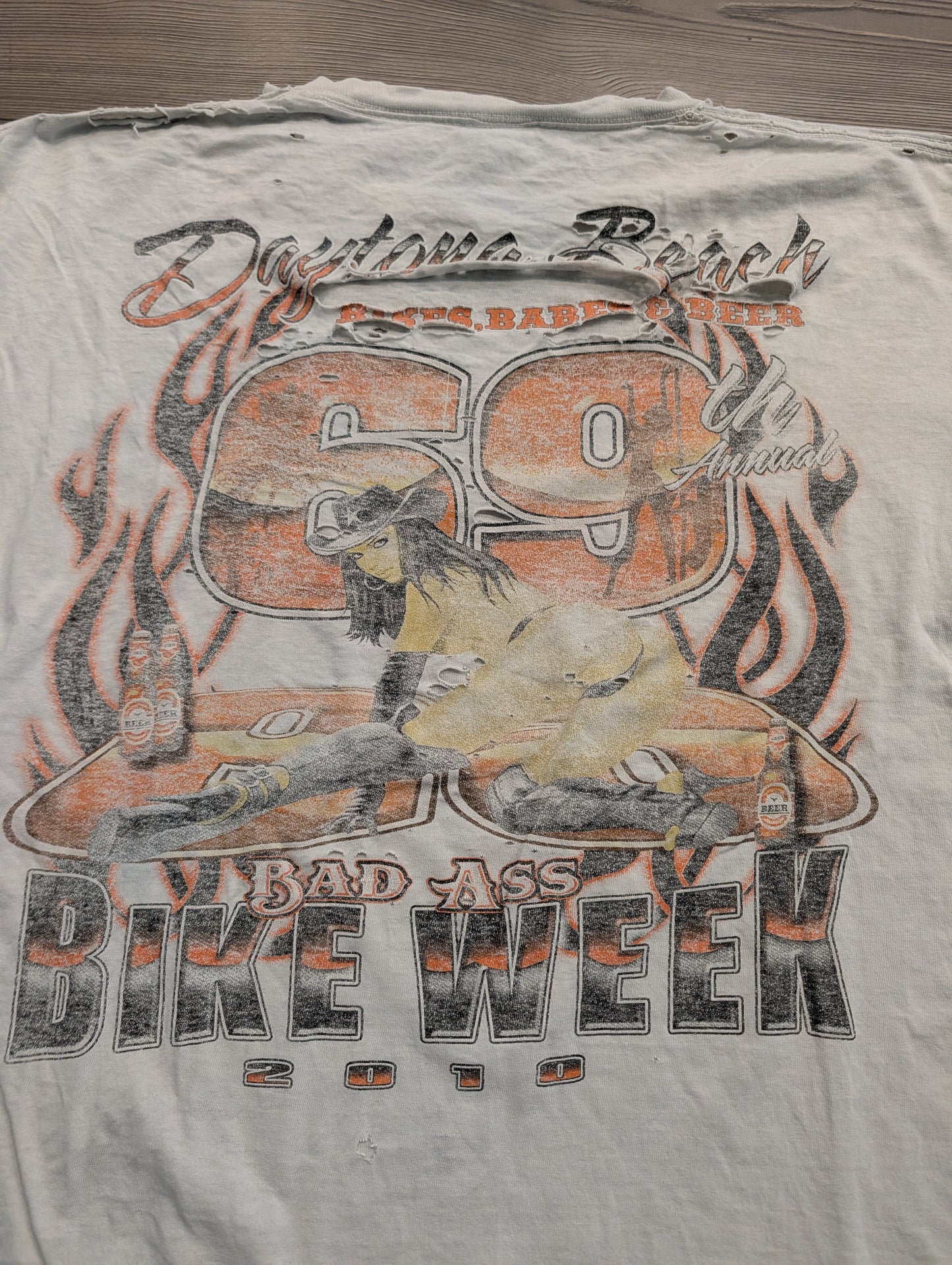 2010 Daytona Beach Badass Bike Week T shirt