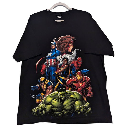 Y2K Marvel Mad Engine Character t shirt