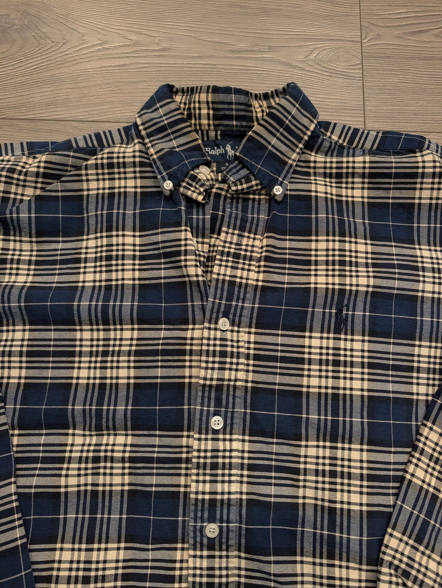 90s Ralph Lauren Plaid Button Up Long Sleeve Shirt