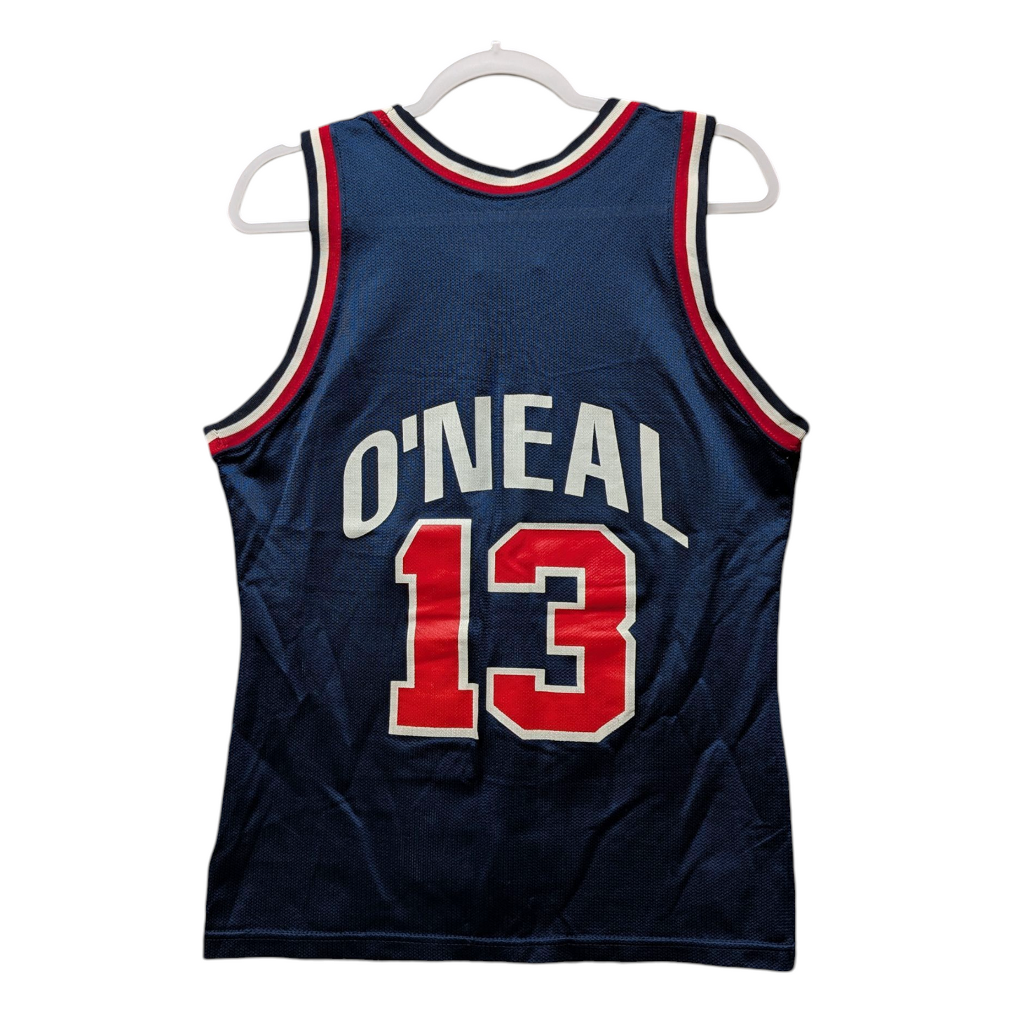 90s Shaquille O'Neil USA Olympic Basketball Champion Jersey