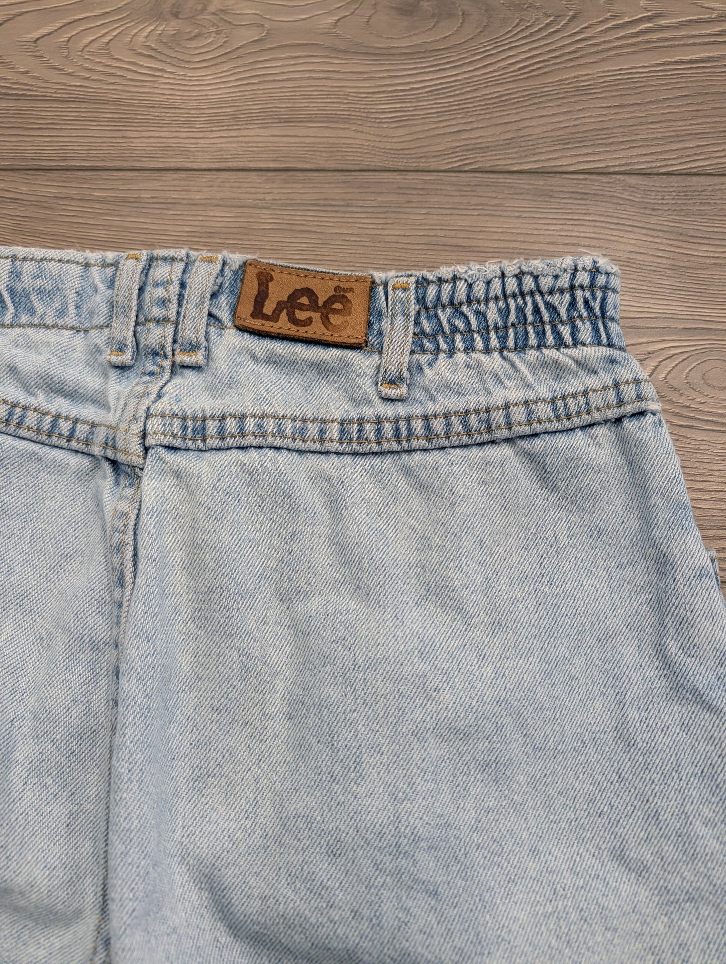 80s Women's Stone Washed High Waisted LCO Lee Jeans