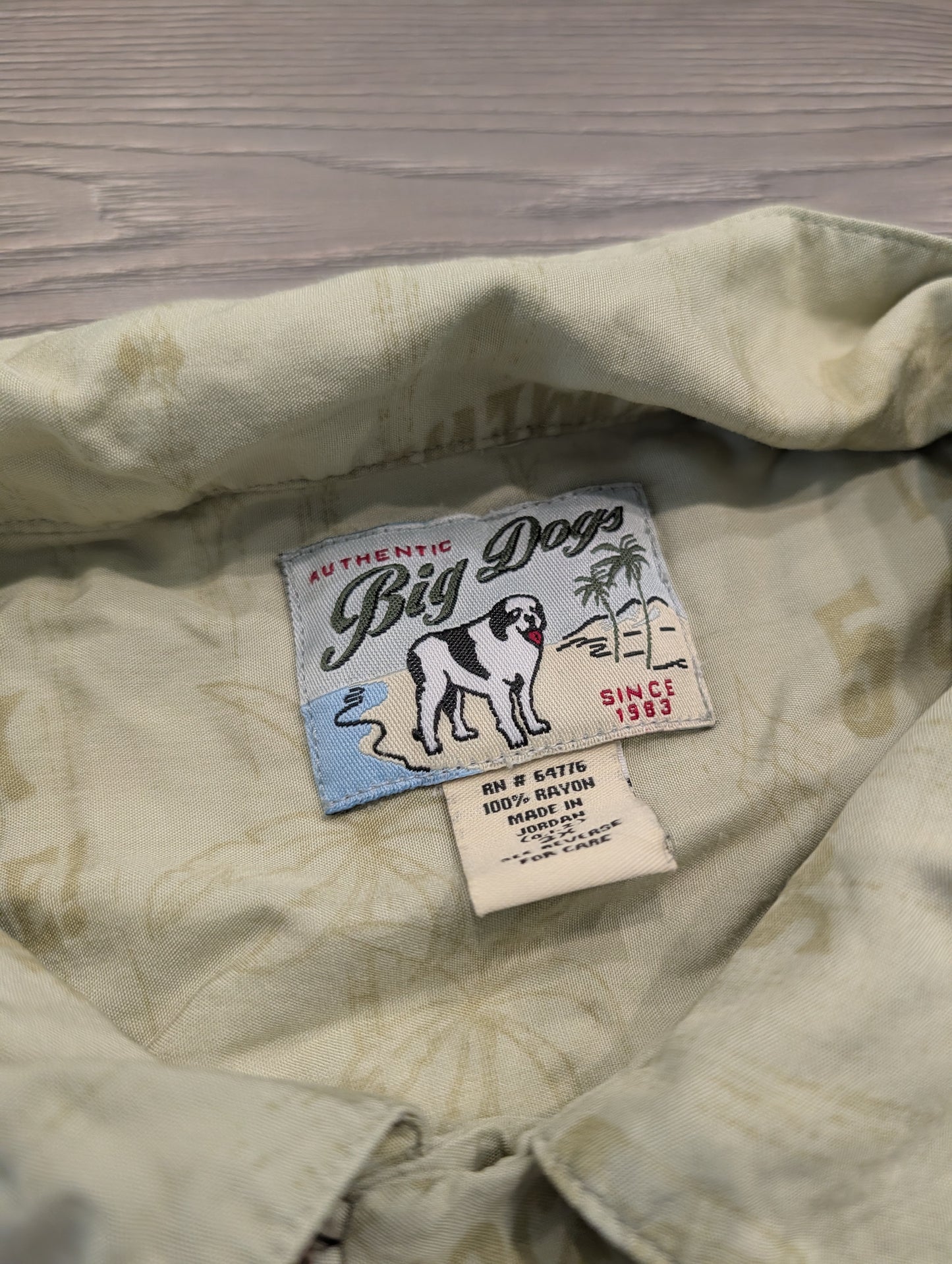 It's 5 O'clock Somewhere AOP Big Dogs Button Up Shirt
