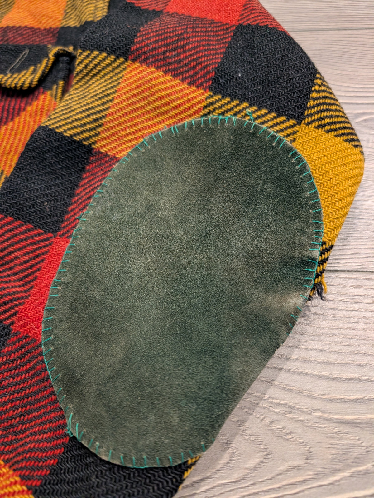40s/50s Heavyweight Wool Plaid Shirt Jacket