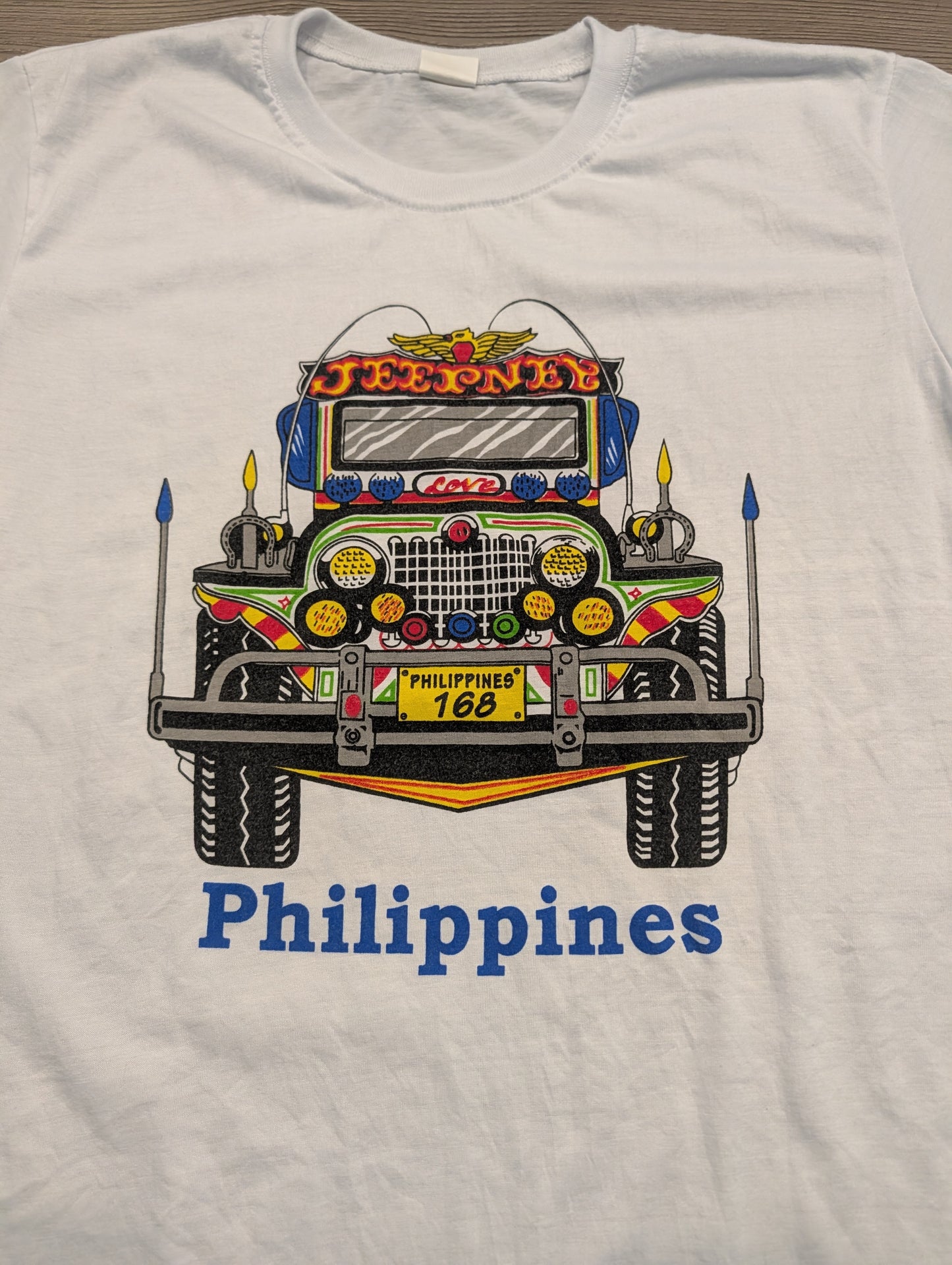 90s Philippines Jeepney Graphic Short Sleeve T shirt