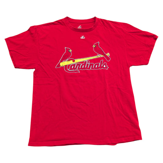 Mid 2000s MLB David Freese St louis Cardinals Baseball Short Sleeve T Shirt