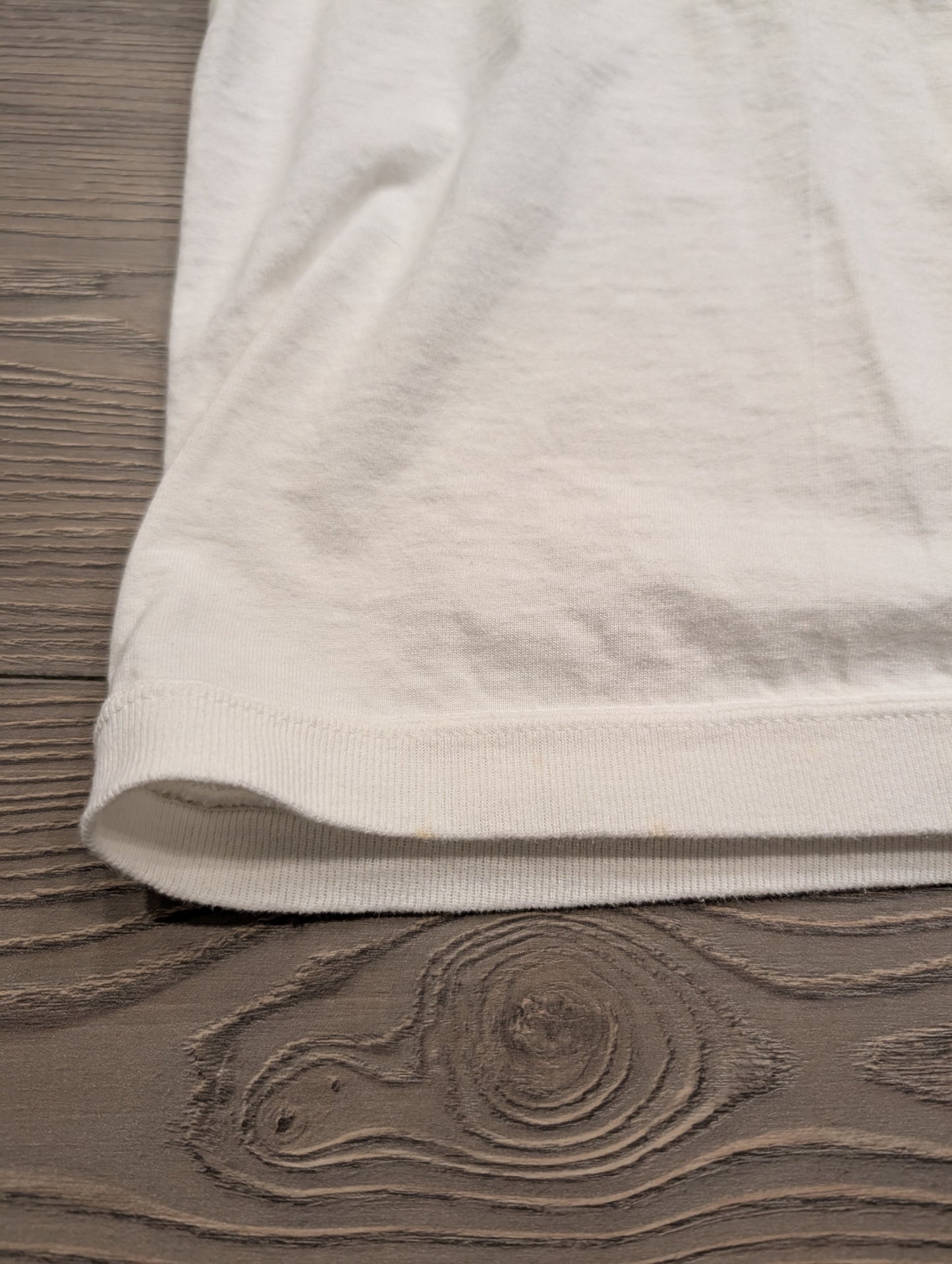 90's White Russell Athletic Sleeveless Cropped T Shirt