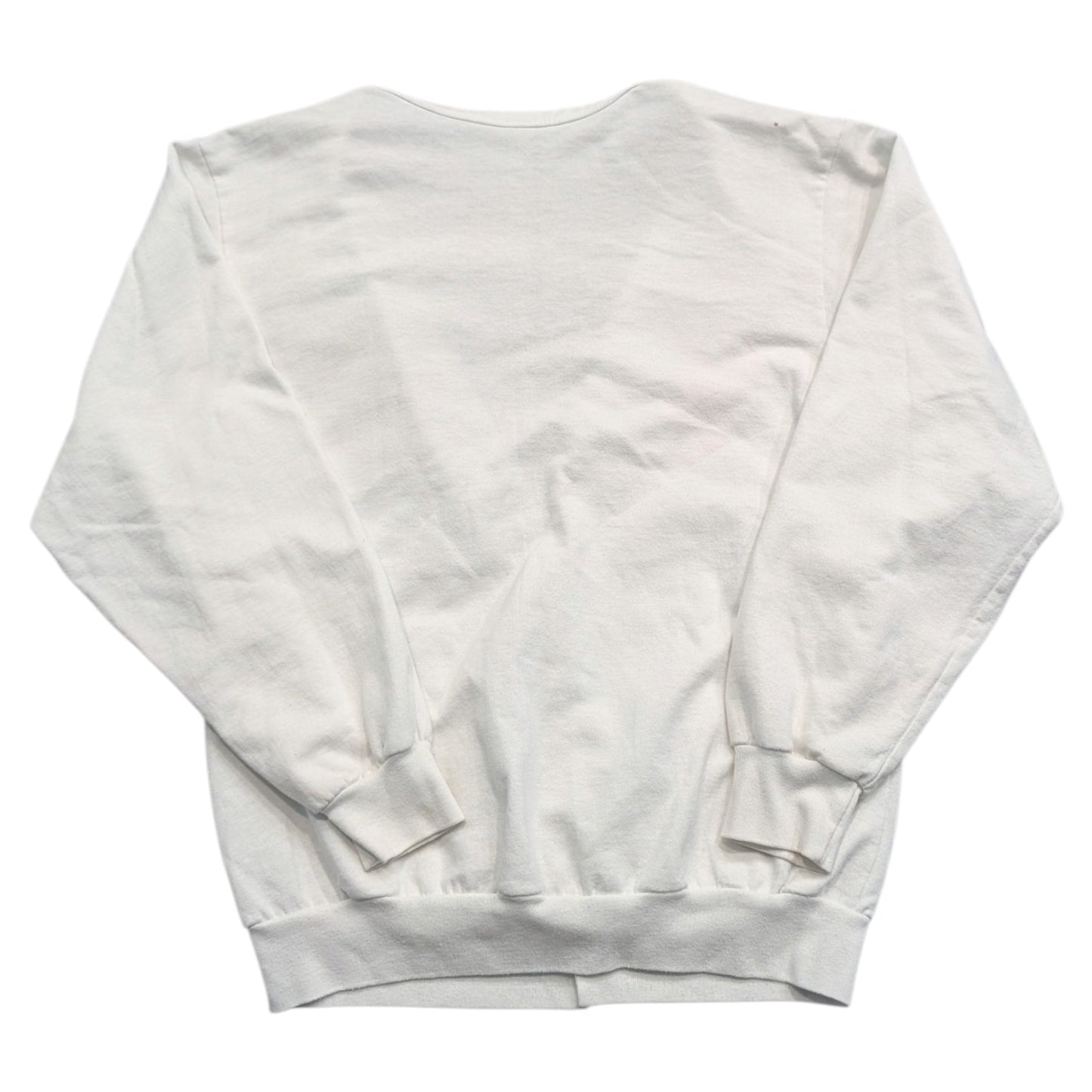 80s Siena University V Neck Cardigan Sweatshirt