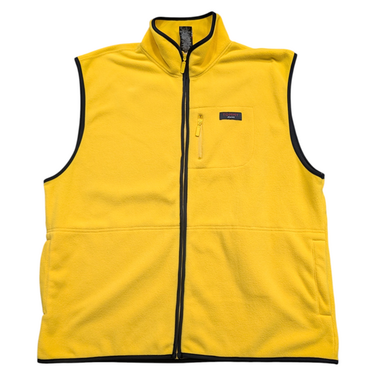 Y2K Tommy Hilfiger Yellow Fleece Vest