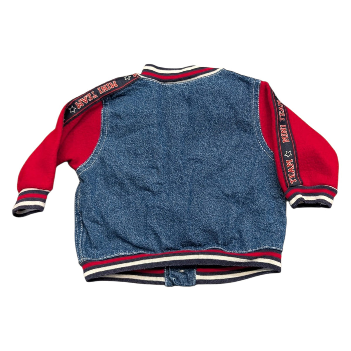 90s Youth Mini Team Denim Varsity Baby Jacket