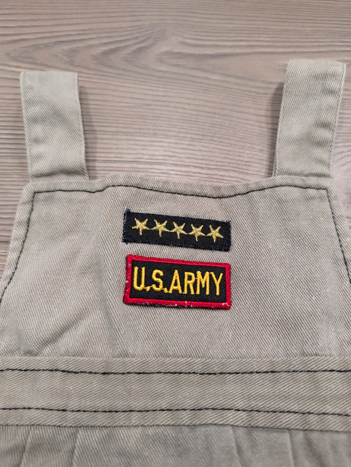 90s Youth Military-Inspired Baby Bubble Romper