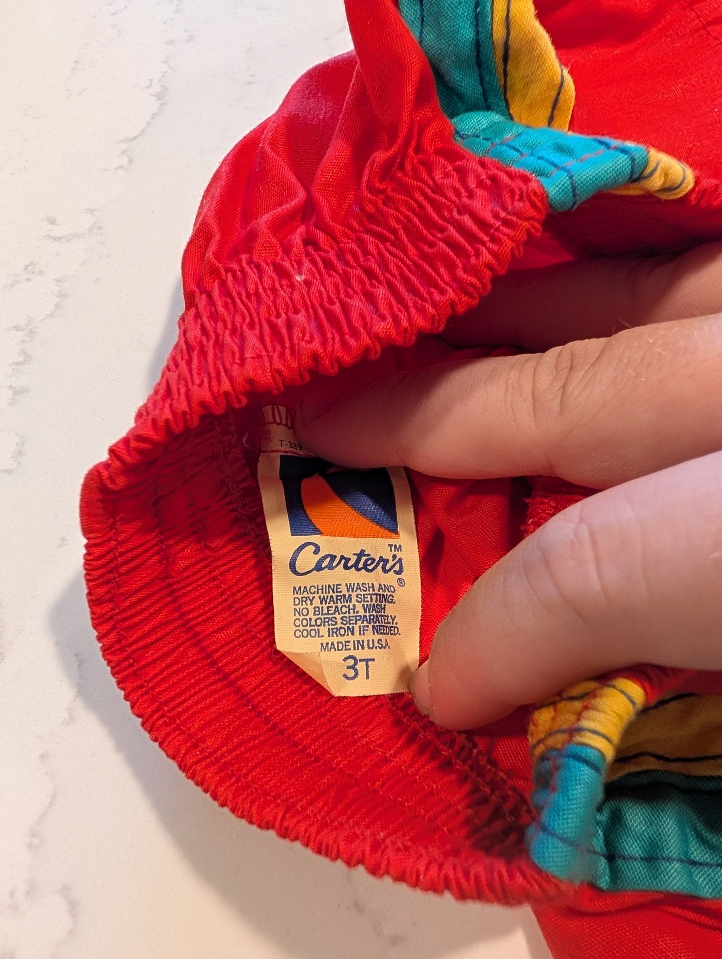 70s/80s Youth Carter's Rainbow Activewear Shorts