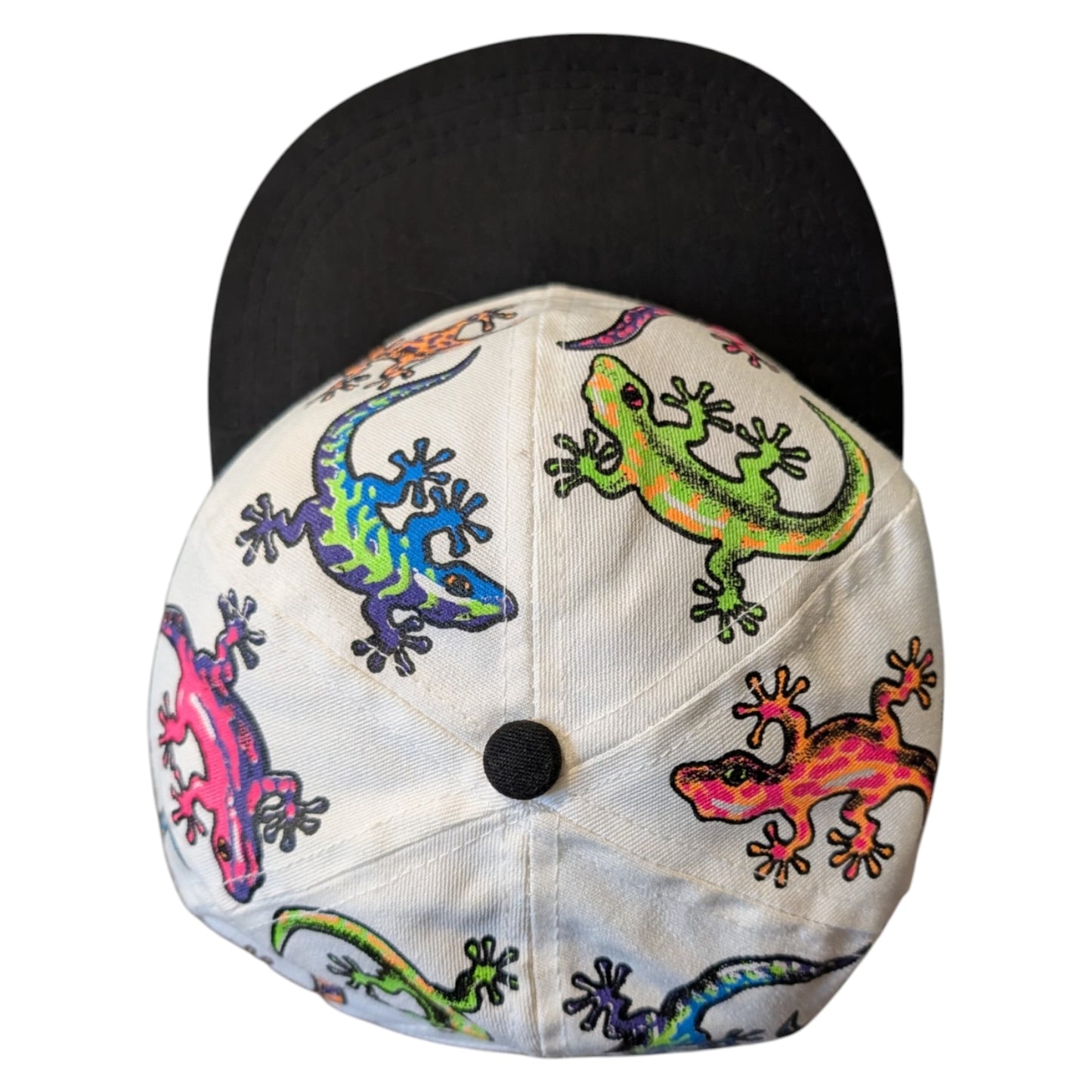 Youth 90s AOP Gecko Snapback Hat