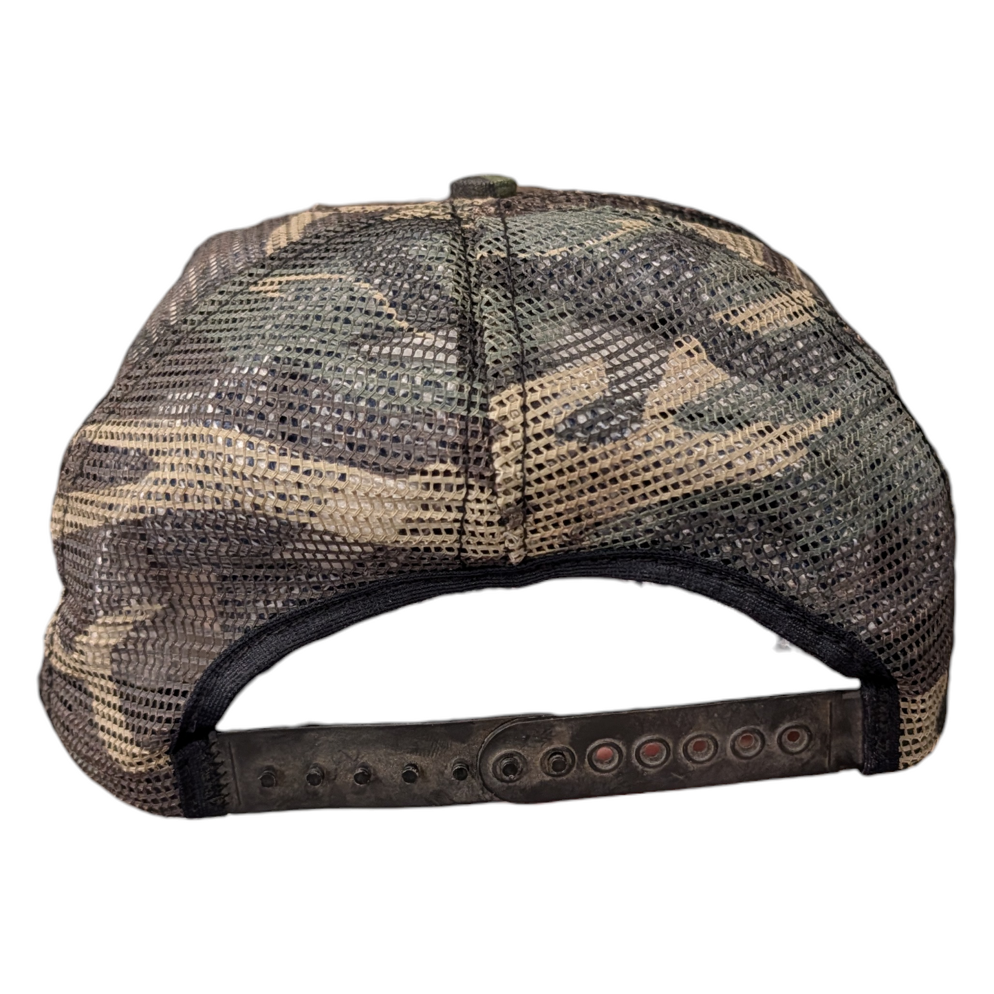 80's Camouflage Budweiser Trucker Snapback Hat