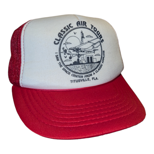 1980s Classic Air Tours trucker snapback hat