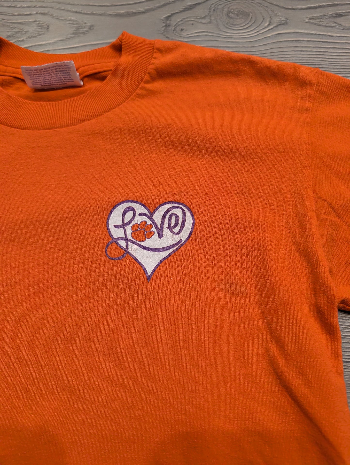 Y2K Youth Clemson Girls Love Their Tigers T-shirt
