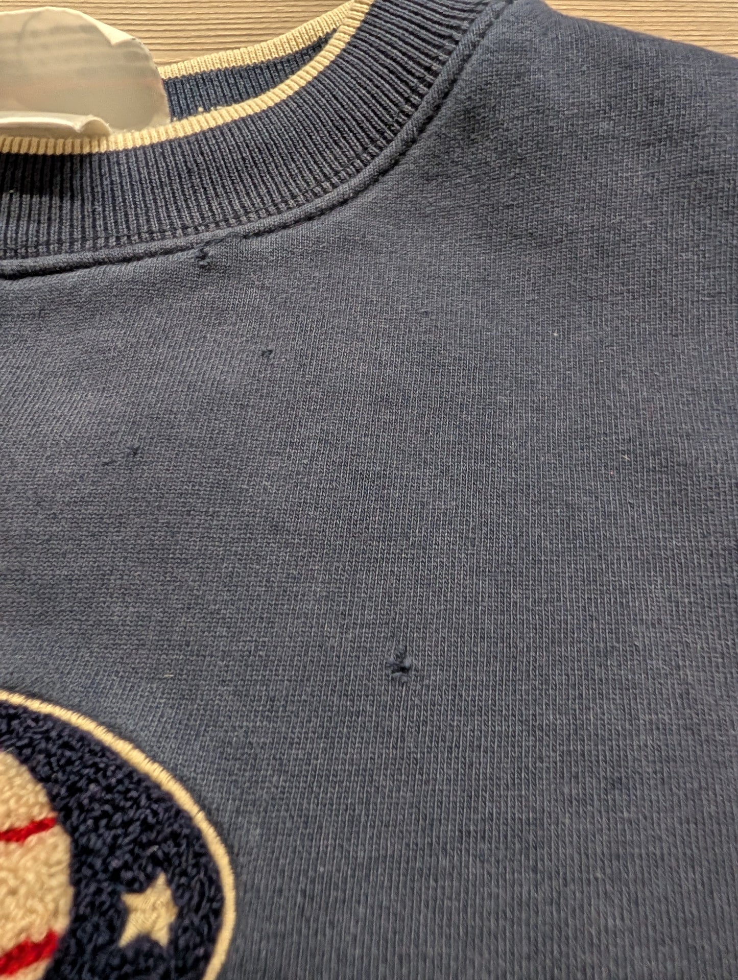 90's America Embroidered Logo Crewneck Sweatshirt