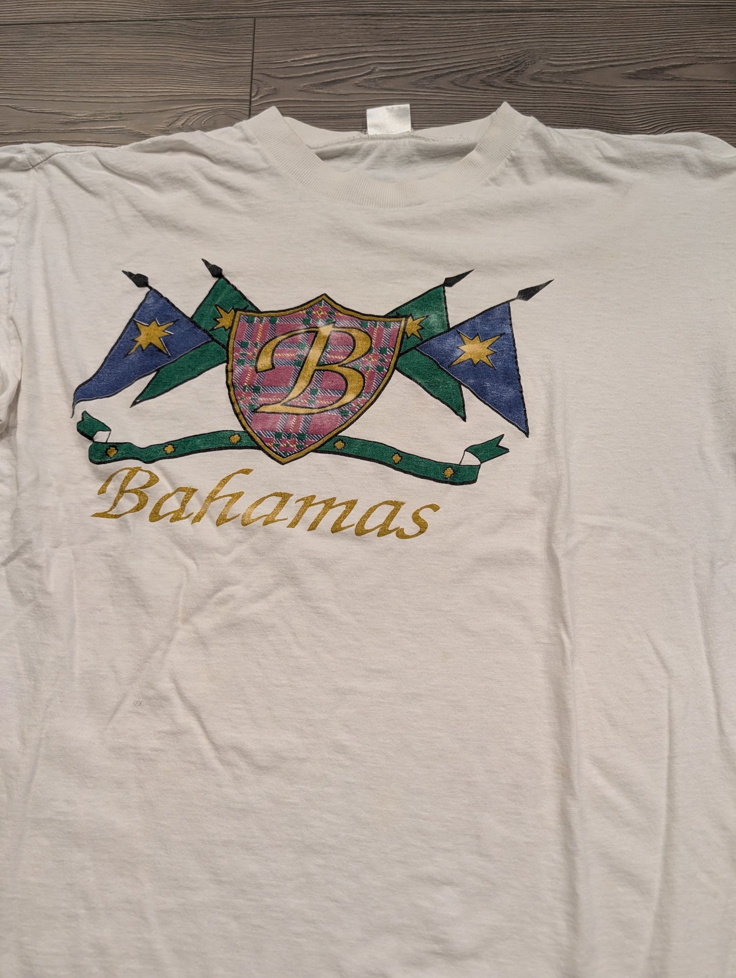 80's Bahamas Flags T shirt