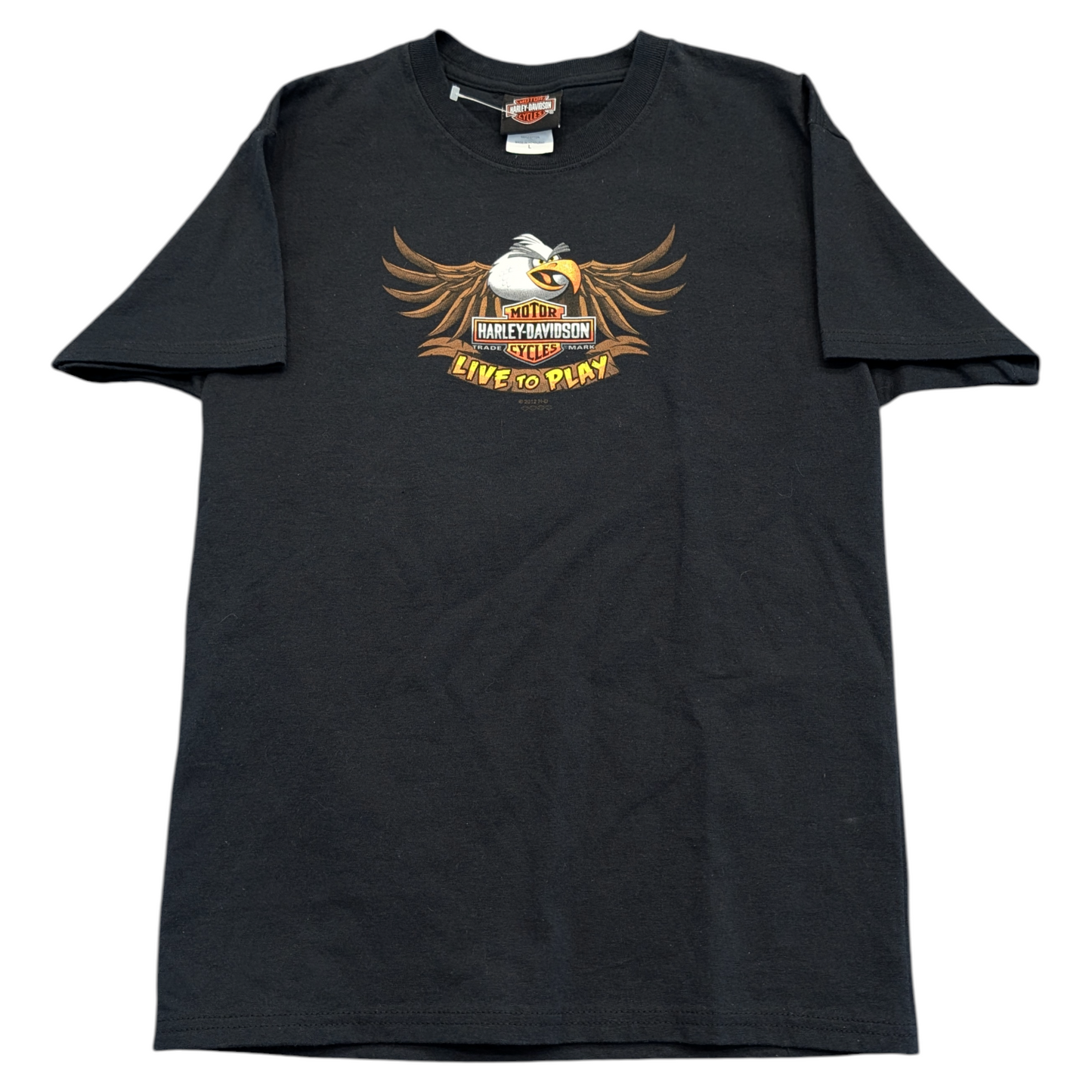 2012 Youth Live to Play Harley Davidson T shirt